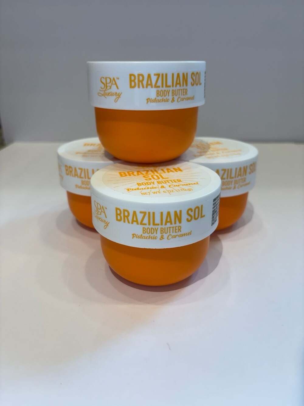Lot of 5 Spa Luxury Brazilian Sol Body Butter Pistachio & Caramel 6 oz New - Picture 7 of 11